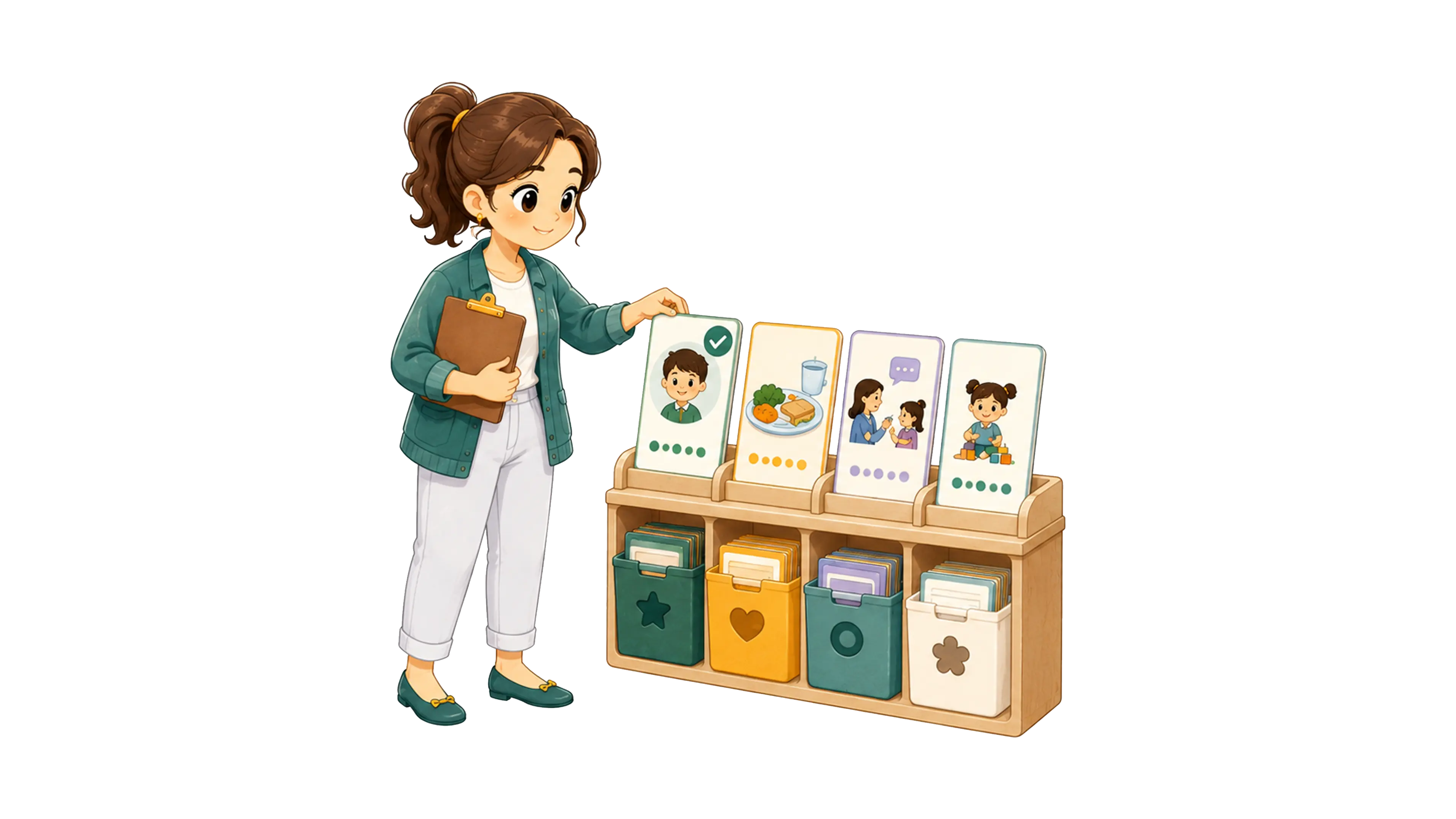 User-friendly daycare app interface for daily childcare operations